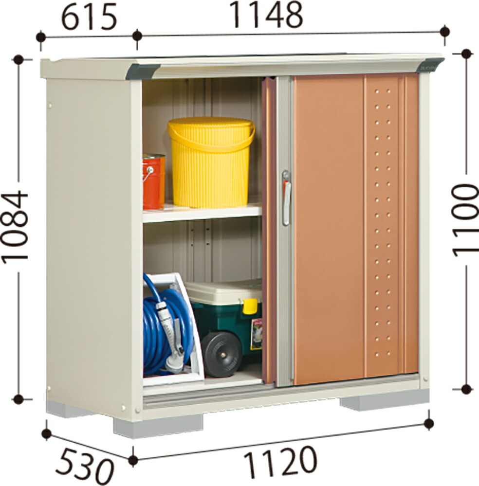 タクボ物置 グランプレステージ ジャンプ GP-117DF/DT 標準組立付 田窪工業所/物置き/収納庫/タイヤ収納/自転車収納/小型/人気/おすすめ/おしゃれ/リフォーム タクボ物置 ＧＰ-１１７ＤＦ ＧＰ-１１７ＤＴ グラン