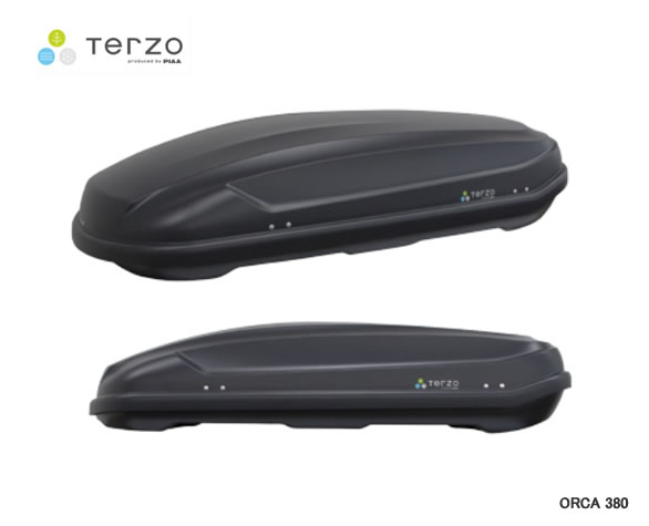 売れ筋新商品 PIAA TERZO ルーフボックスORCA380ブラック EA380B※沖縄