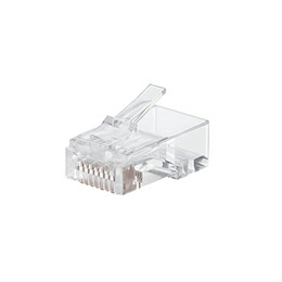 ☆エレコム RJ45コネクタ CAT6・CAT6A対応 単線・ヨリ線対応 100個入り LD-6RJ45T100