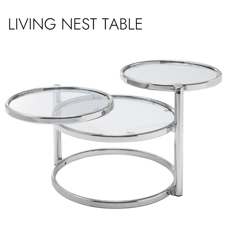 LIVING NEST TABLE ネスト時刻表 リビング 真っただ中時刻表 珈琲時刻表