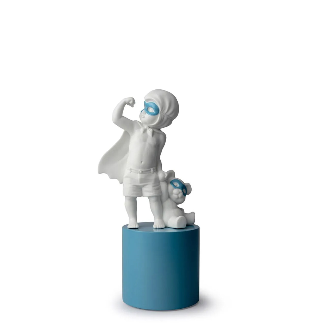 【置き目売りわたす店】LLADRO I have Super Powers Baby Boy 乳飲み子 超人 瀬戸もの 今日このごろ作物 作物図形 デザイナーズ