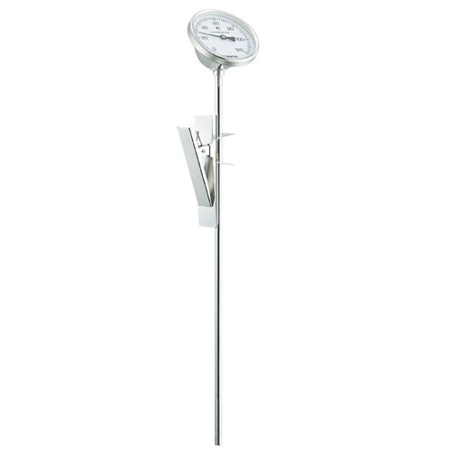 EBM:スライドホルダー付 寸胴鍋用温度計 PY-400 3500130 スライドホルダー付 寸胴鍋用温度計 ＰＹ-４００ 寸胴鍋