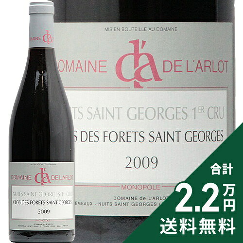 ニュイ サン ジョルジュ 1級 クロ デ フォレ サン ジョルジュ モノポール 2009 ドメーヌ ド ラルロ Nuits Saint Georges 1er Cru Clos des Forets Saint Georges Monopole Domaine de l'Arlot 赤ワイン フランス ブルゴーニュ プルミエ クリュ