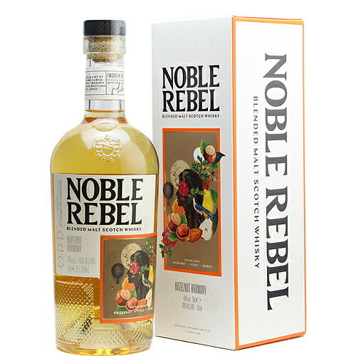 ノーブルレブル ヘーゼルナッツ 700ml 46% NOBLE REBEL HAZELNUT HARMONY 正規品 ブレンデッド スコッチ ウイスキー