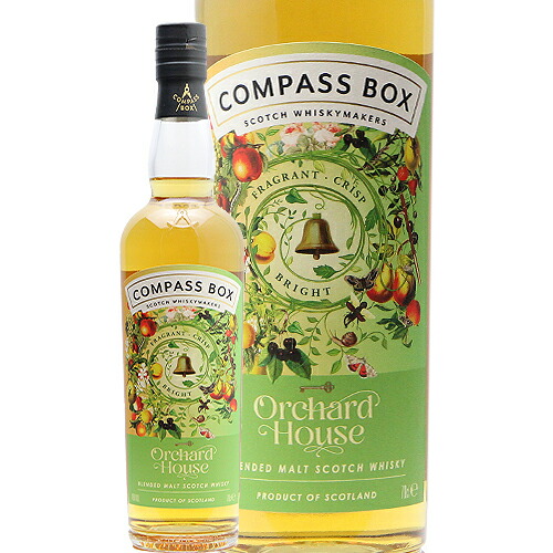 コンパスボックス オーチャードハウス 700ml 46% コンパス ボックス COMPASS BOX ORCHARD HOUSE BLENDED MALT SCOTCH WHISKY 正規品 ボトラーズウイスキー