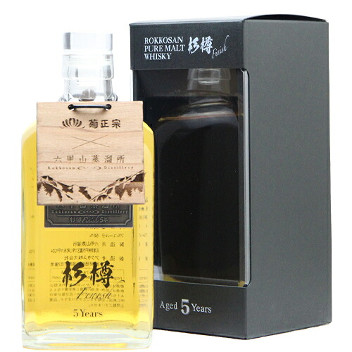 六甲山 ピュアモルトウイスキー 杉樽フィニッシュ 5年 500ml 58% 六甲山蒸留所 ROKKOSAN PURE MALT WHISKY SUGIDARU FINISH AGED 5 YEARS 正規品 ジャパニーズウイスキー 8,672円