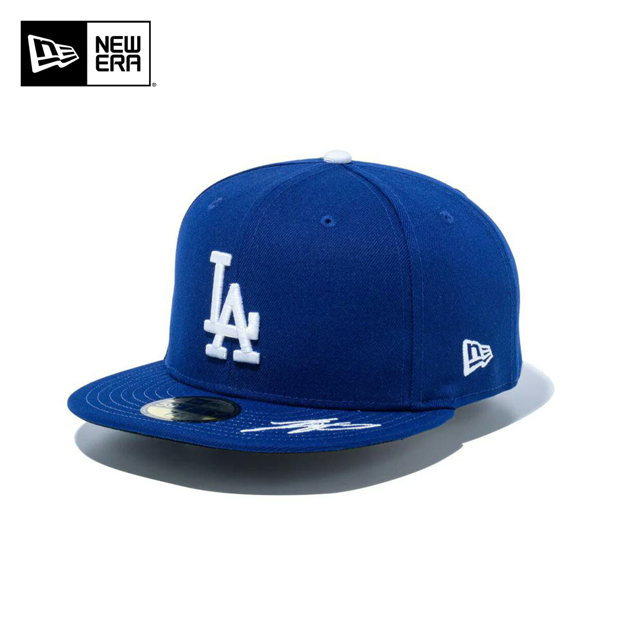 ニューエラ 大谷翔平 59FIFTY LA ドジャース 5950 Shohei Ohtani Signature Collection Los Angeles Dodgers サイン刺繍 NEW ERA ベースボール キャップ 帽子 メンズ レディース