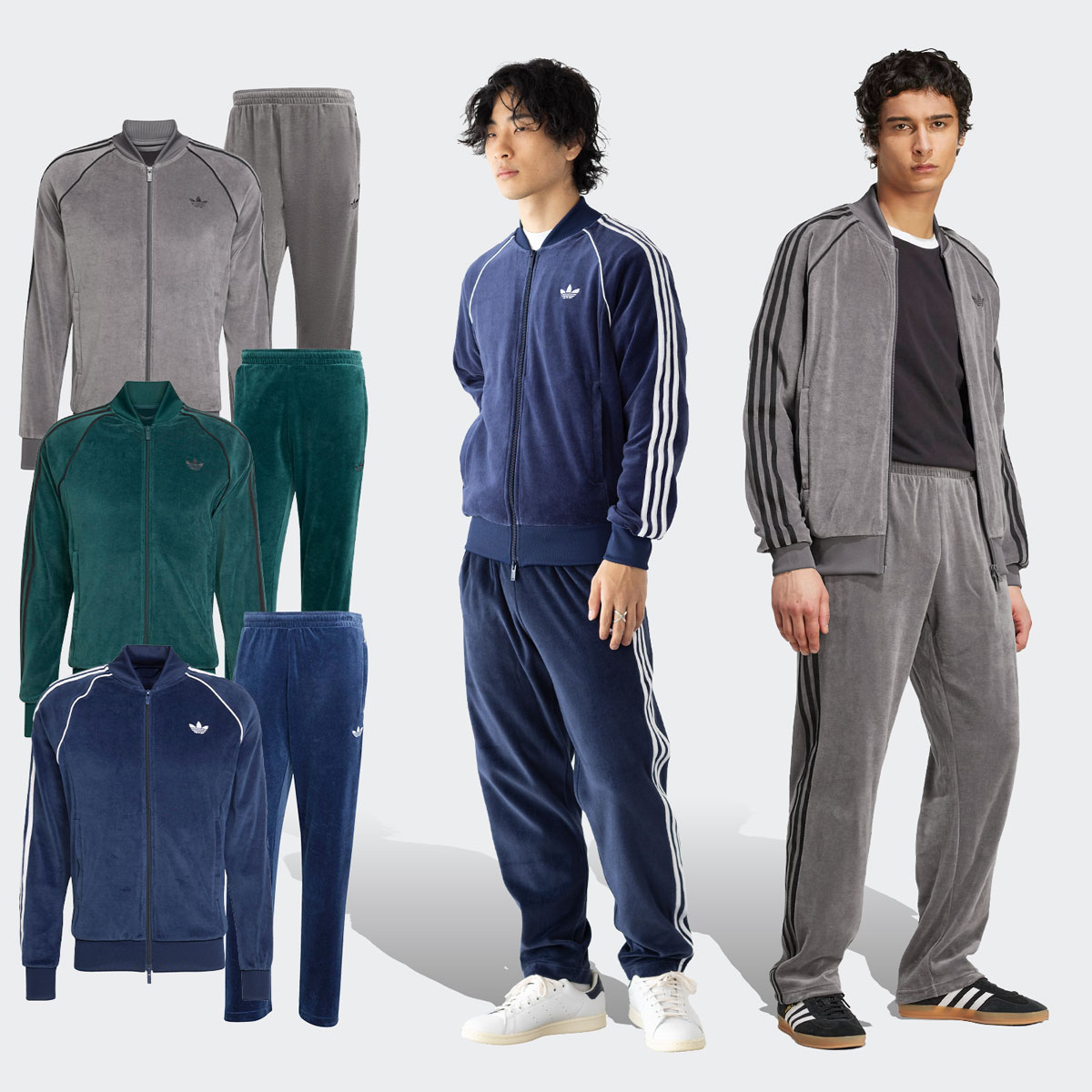 adidas 人気のベロア　ジャージ ベロア トラックジャケット / ジャージ/ アディダスオリジナルス