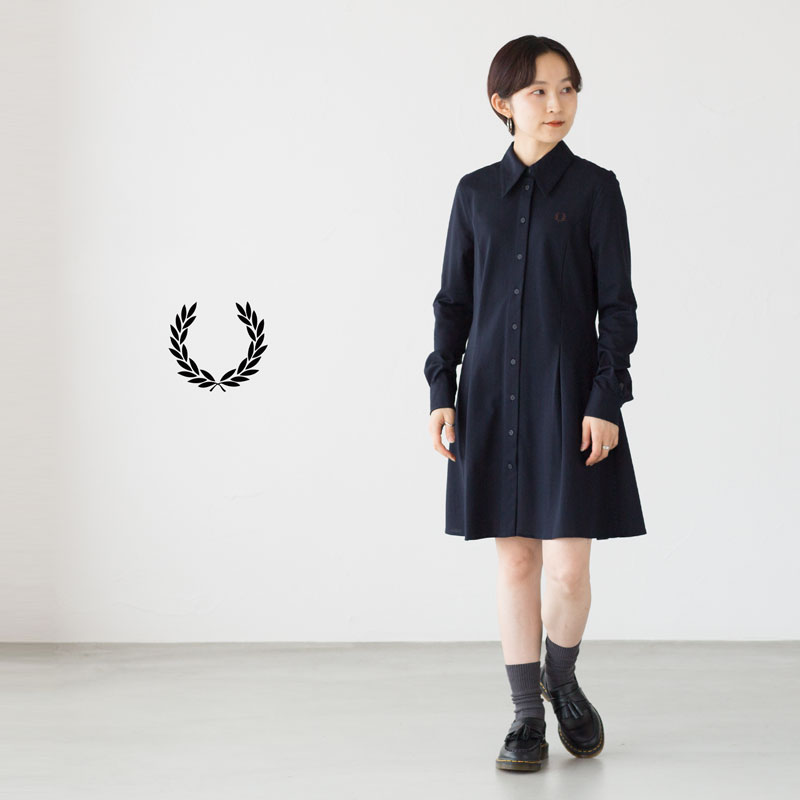 楽天市場】フレッドペリー FRED PERRY スプリット ディテール ピケ ドレス D3174 レディース ワンピース ポロシャツ : ココチヤ