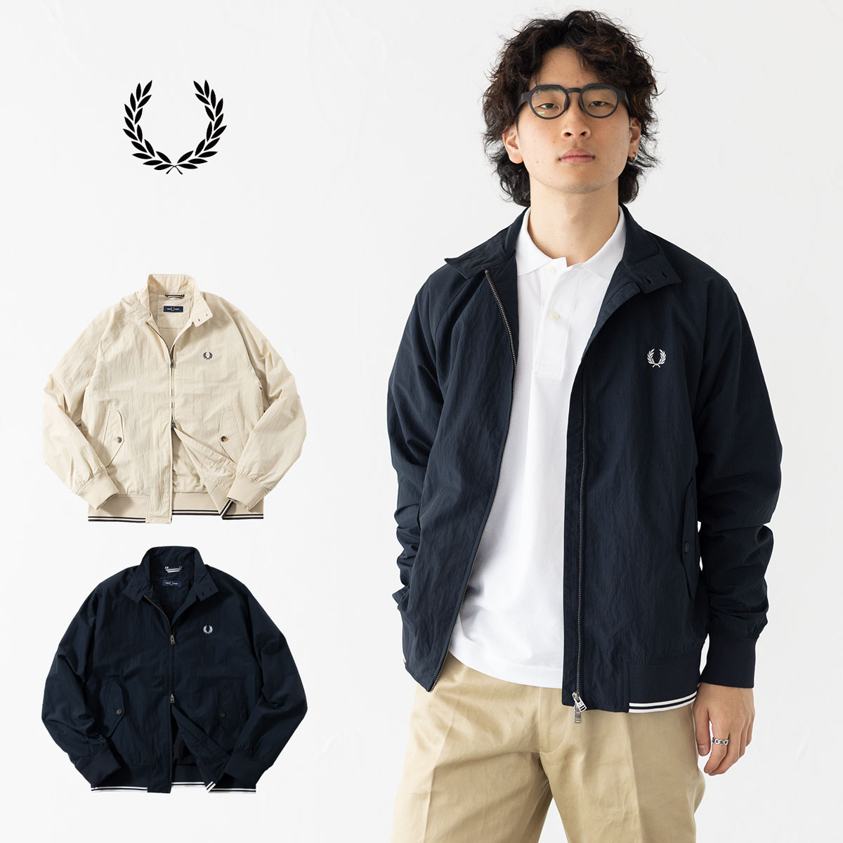 楽天市場】フレッドペリー FRED PERRY クリンクル ハリントン