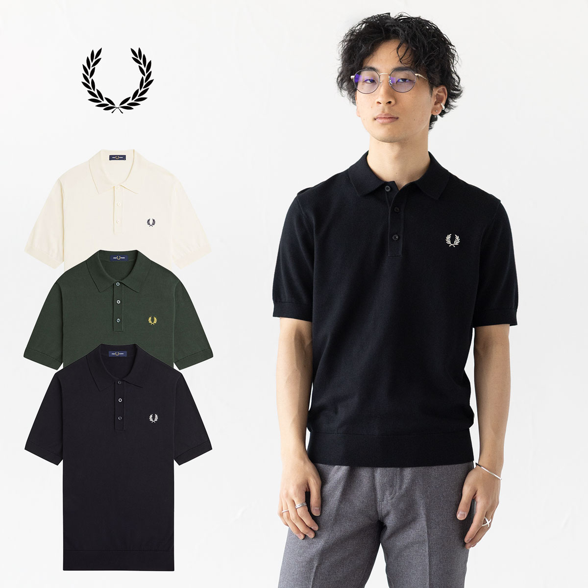 【売切品】フレッドペリー / 半袖ニット / ポロシャツ 楽天市場】フレッドペリー ニットポロシャツ 半袖 FRED PERRY