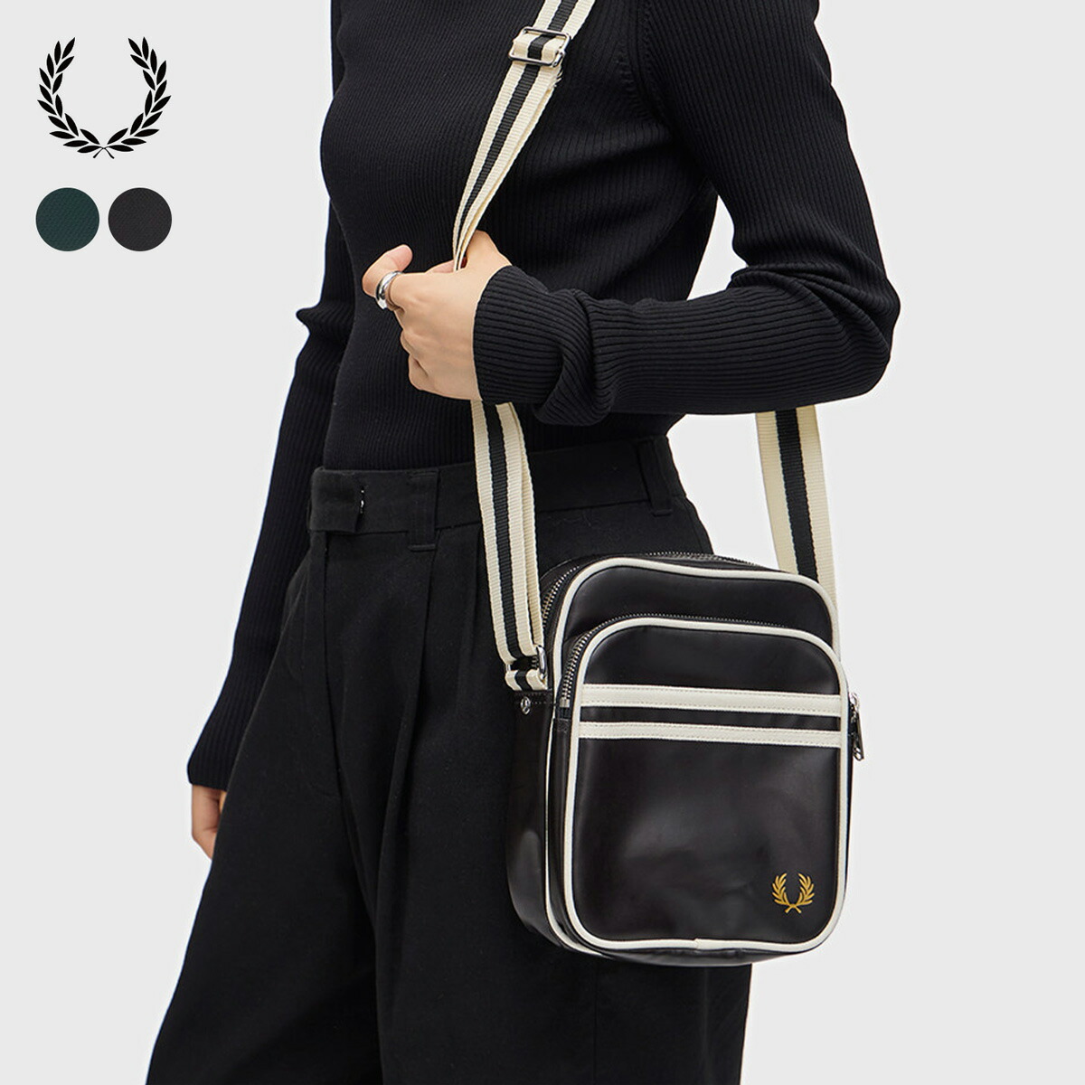 楽天市場】フレッドペリー FRED PERRY クラシック サイド バッグ L8258