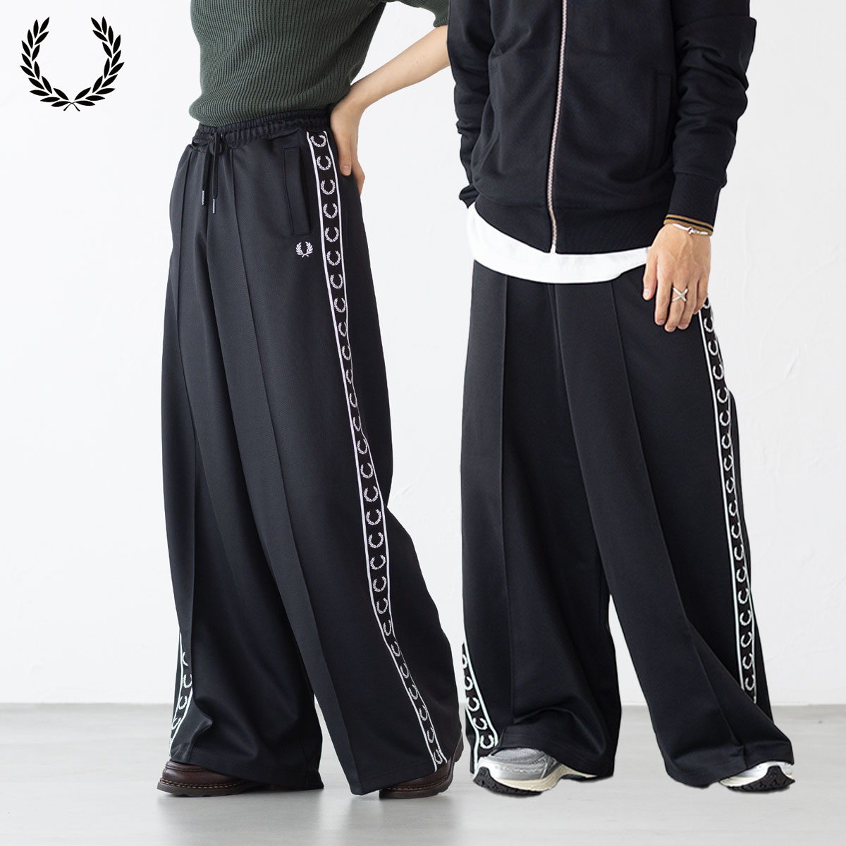 楽天市場】フレッドペリー ジャージ FRED PERRY テープド ワイド