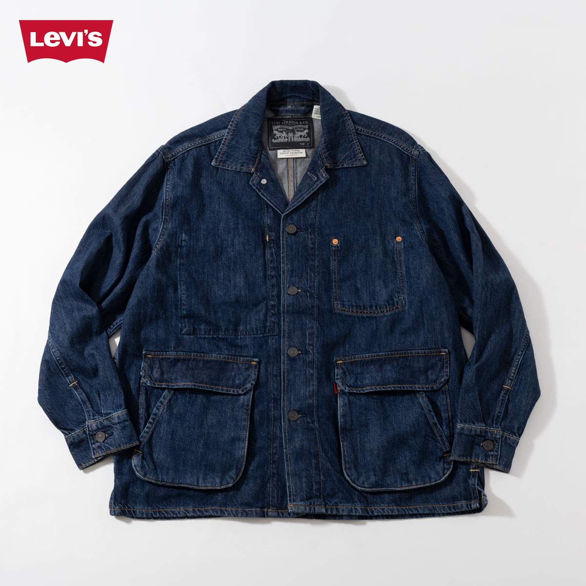 楽天市場】リーバイス チョアコート Levi's Z1859 ダークインディゴ