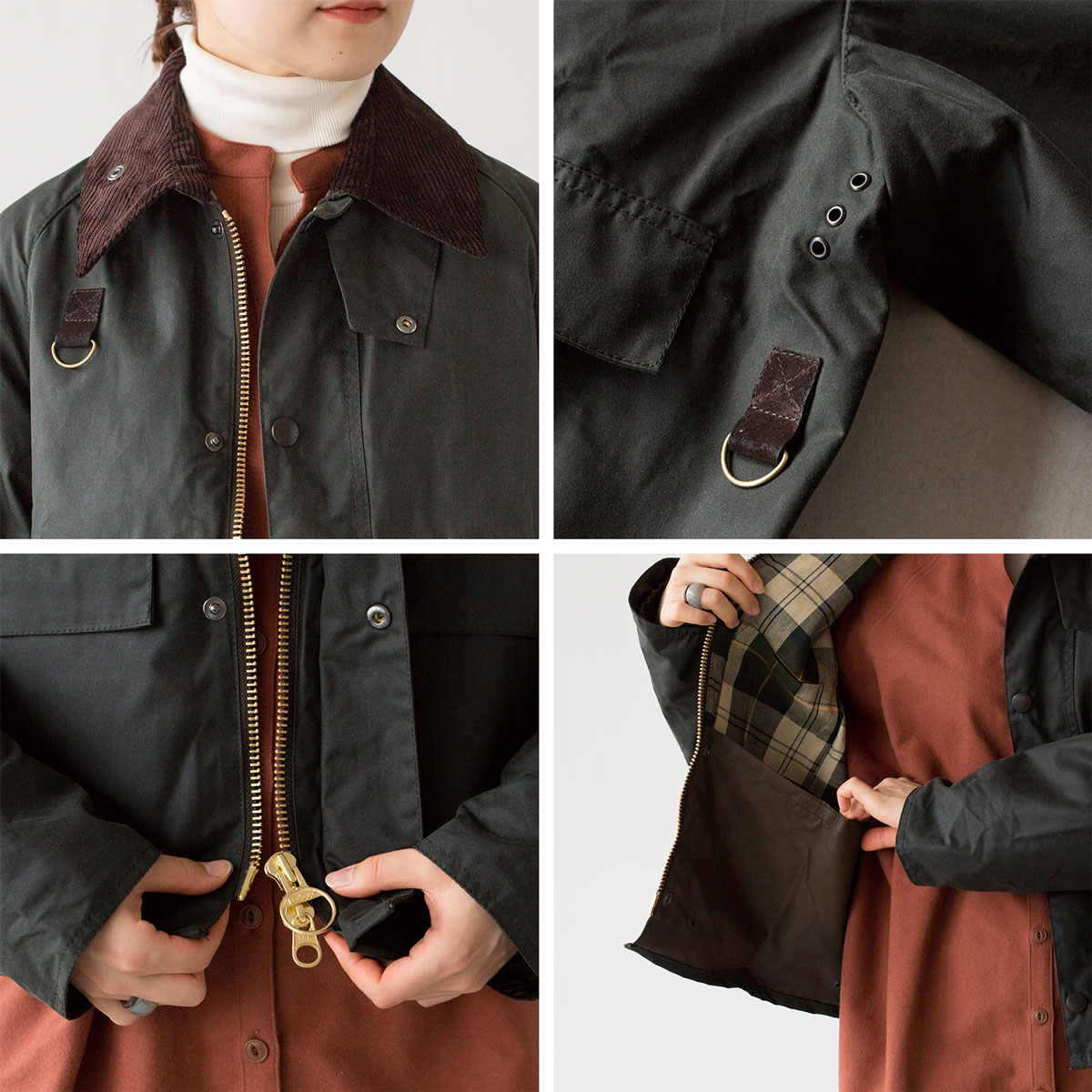 バブアー スペイ ワックスジャケット BARBOUR MWX1212 オイルド