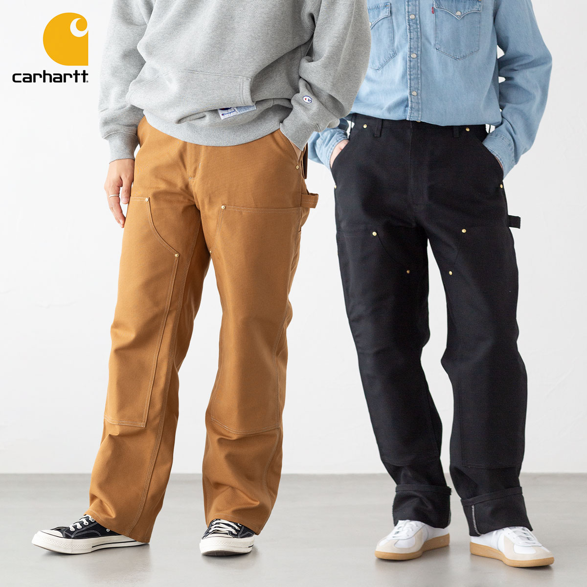 楽天市場】カーハート ダブルニー デニム ペインターパンツ CARHARTT