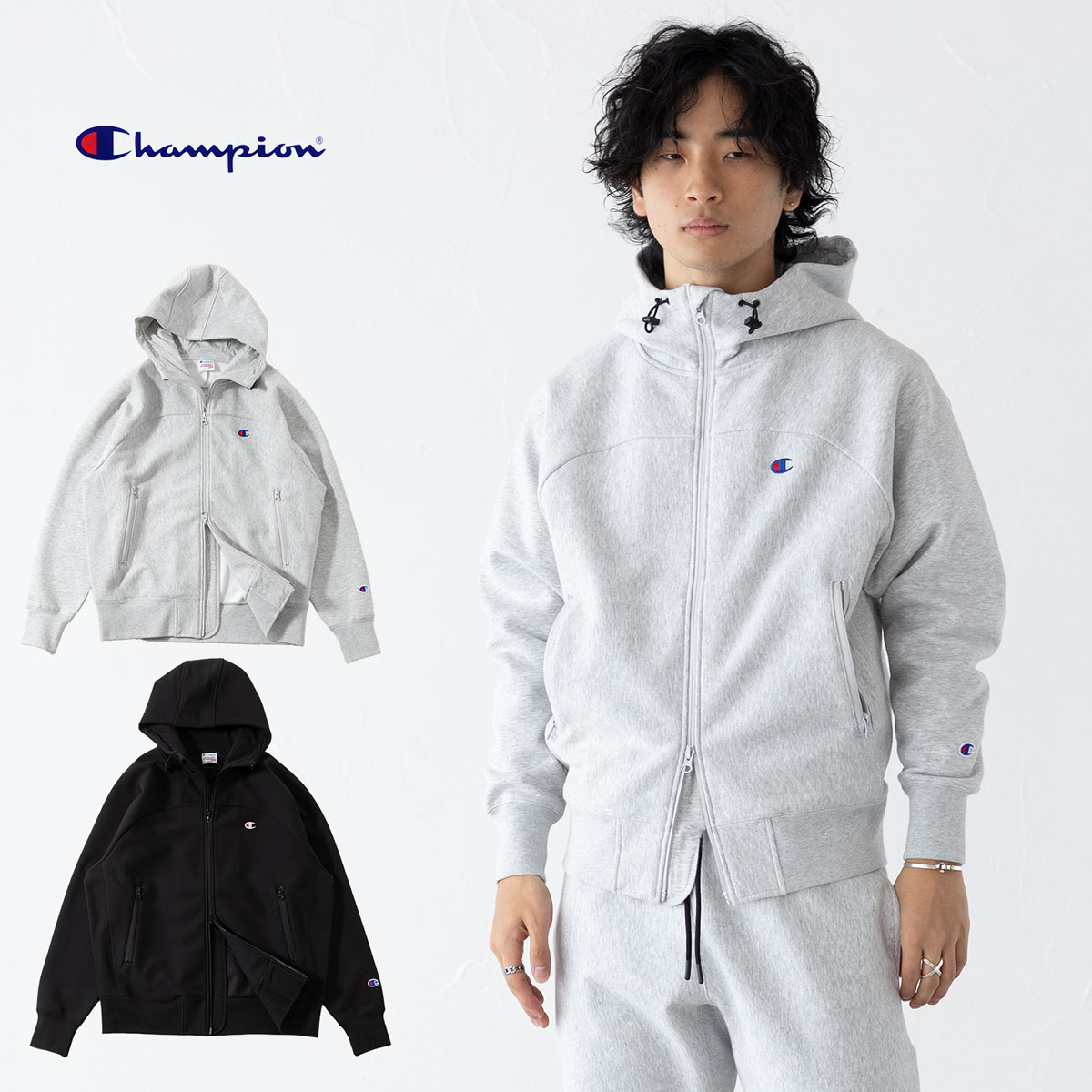 楽天市場】チャンピオン リバースウィーブ ストームシェル ジップ