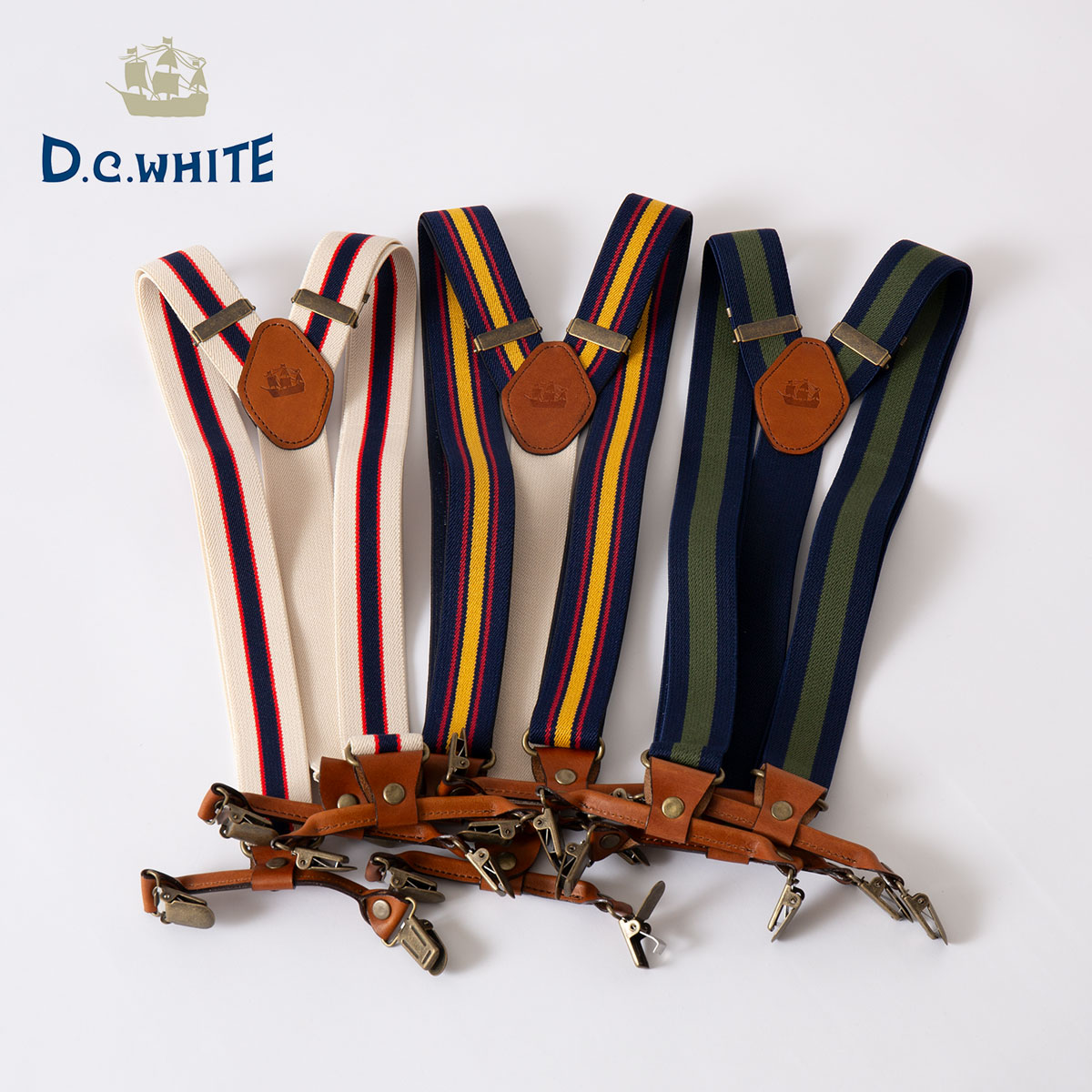 kapital レザーサスペンダー ブラウン KAPITAL サスペンダー ブラウン kapital レザーサスペンダー