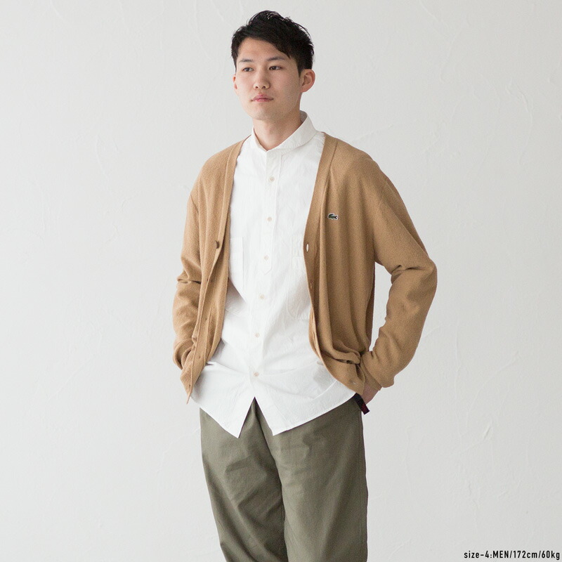 楽天市場】ラコステ ガーター編み Vネック カーディガン LACOSTE 楽天市場】ラコステ ガーター編み Vネック カーディガン LACOSTE