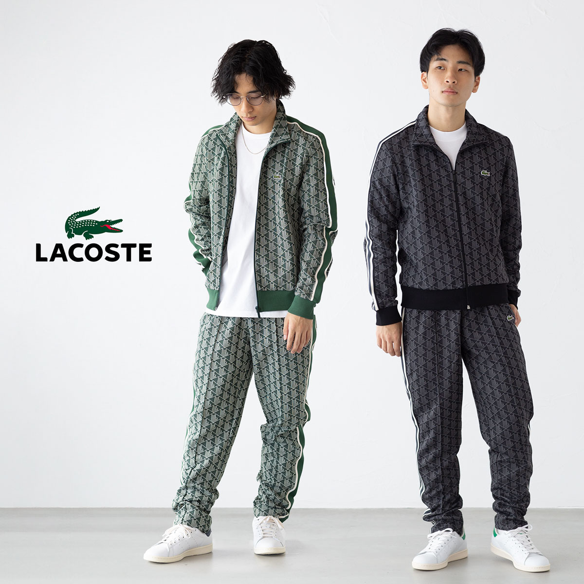 楽天市場】ラコステ モノグラム トラックスーツ 上下組 トラック