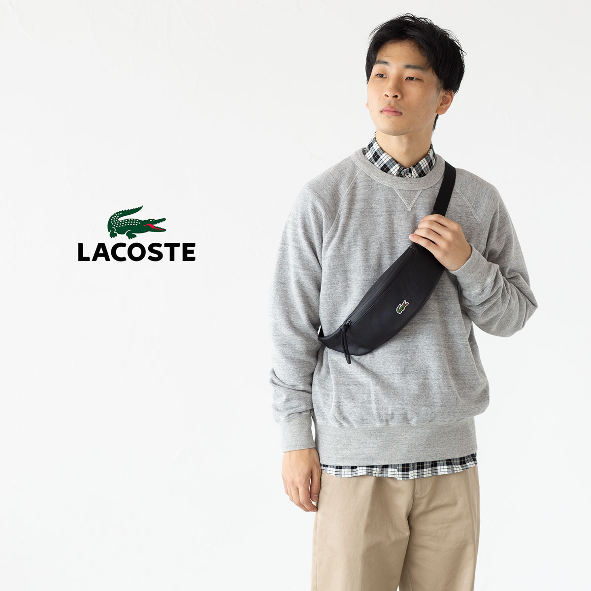【美品】ラコステ ウエストバッグ ボディバッグ ロゴパッチ ネイビー lcst-nh4309-000.jpg