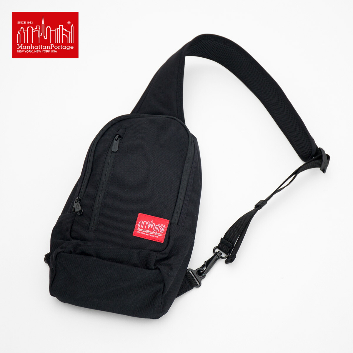 ■新品即決送料込・黒・マンハッタンポーテージ・メッセンジャーバッグ・1603■ Manhattan Portage マンハッタンポーテージ mp1603