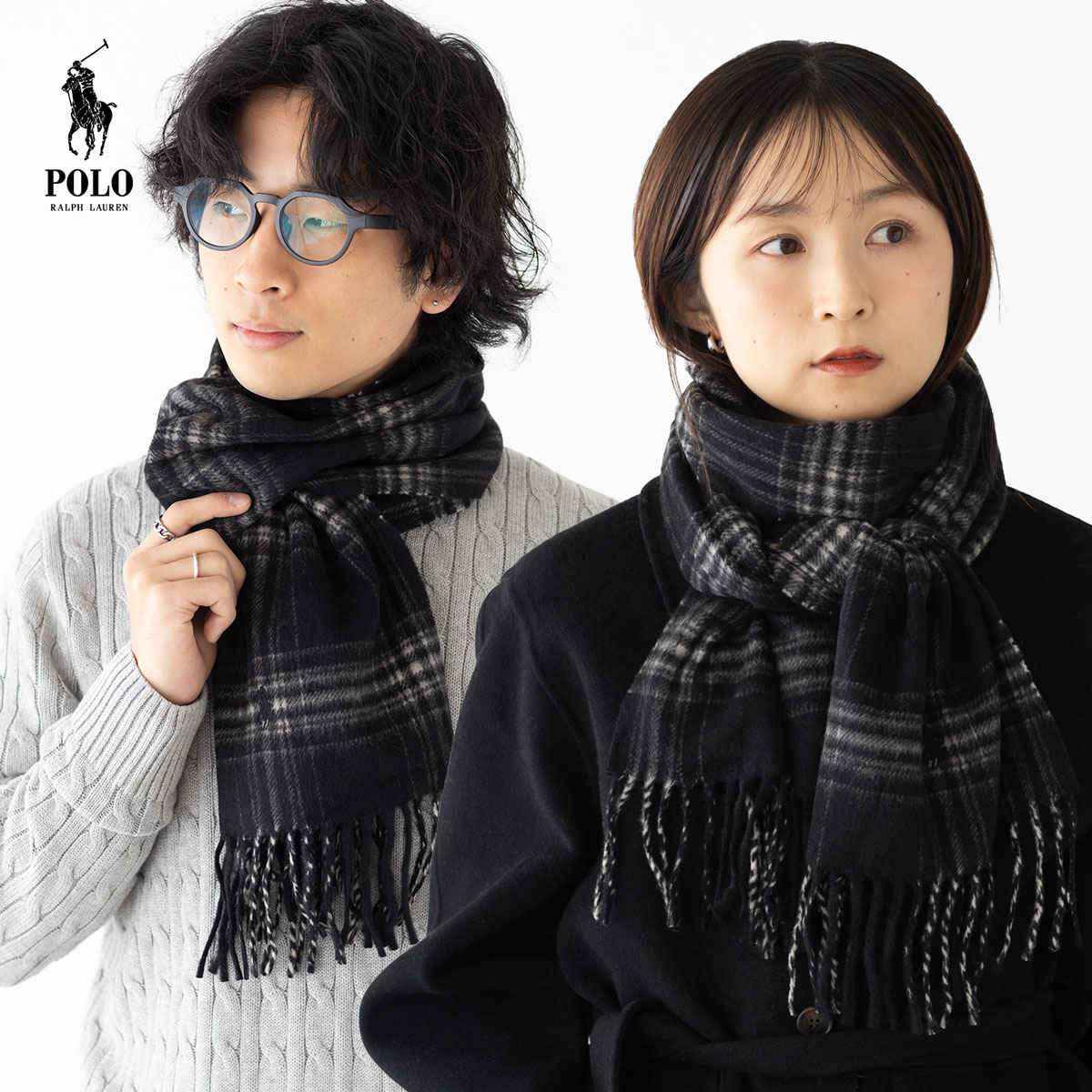 楽天市場】【イタリア製】 ポロ ラルフローレン マフラー POLO