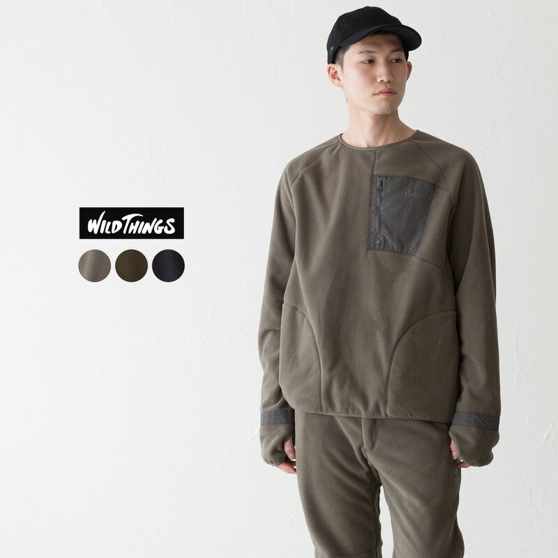 WILDTHINGS インターブリード メンズ XL フリースジャケット　コラボ WILDTHINGS インターブリード メンズ XL フリースジャケット