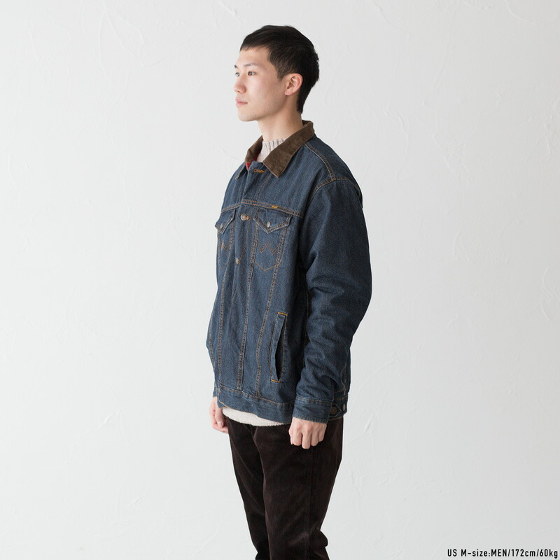 【楽天市場】ラングラー デニムジャケット ブランケット裏地 74265rt ラスティック ブロークンデニム Cowboy Cut Blanket Lined Denim Jacket：ココチヤ 1685