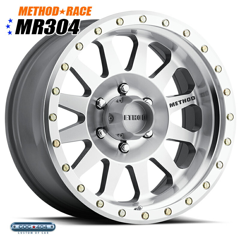 むさま専用ランクル method mr304 17インチ 4本セット 楽天市場】【16インチ】Method Race MR304 Double Standard Machined