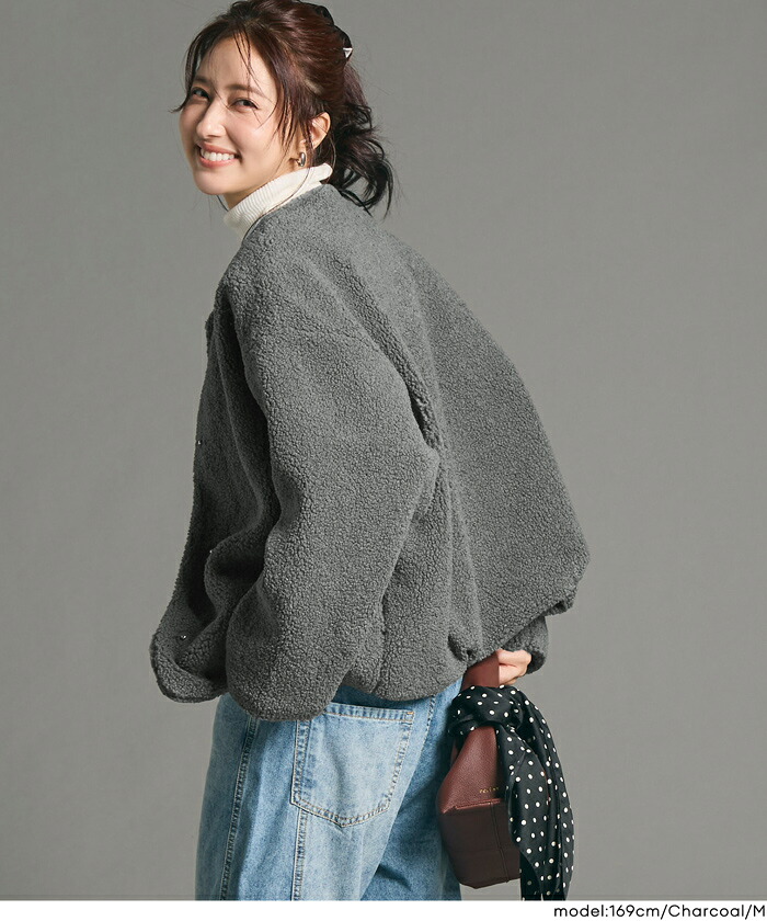 ☆マラソン限定2990円→1990円☆ボアブルゾン ウォッシャブル