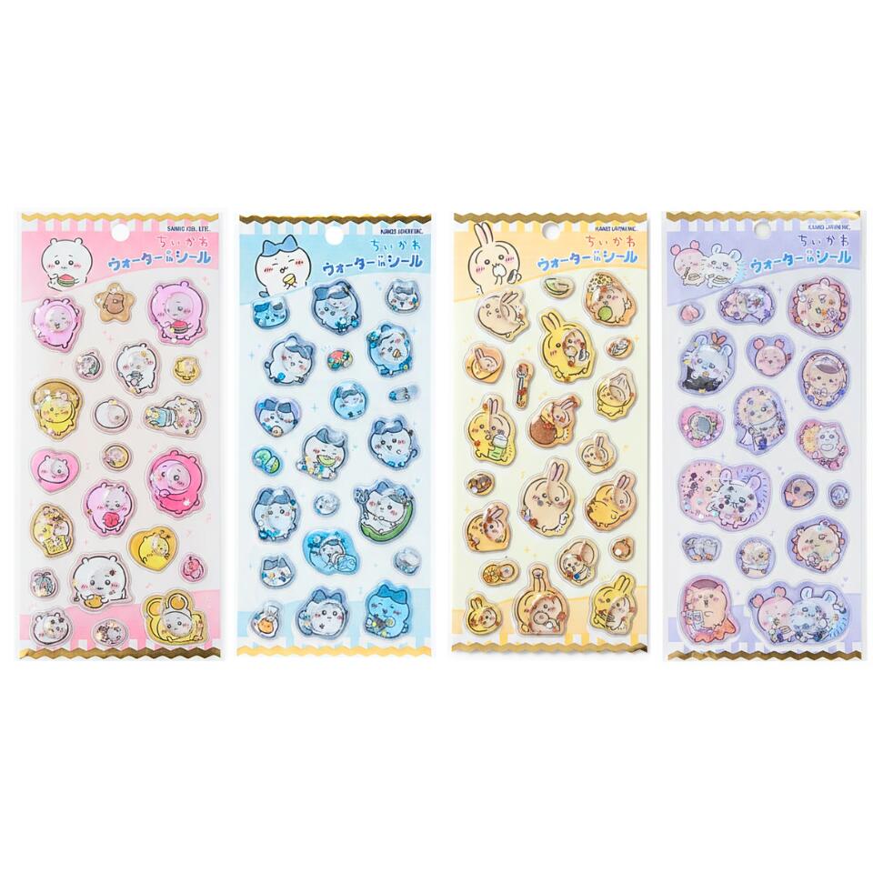 【置き目品】貨物輸送無料【ちいかわお水インチ判子・選りわける】ちいかわ ウォーターインシール ちいかわお水インチ判子 water  ボンボンドロップシール ステッカー ミニ プチ ワンポイント 文房具 雑貨 グッズ 愛くるしげ