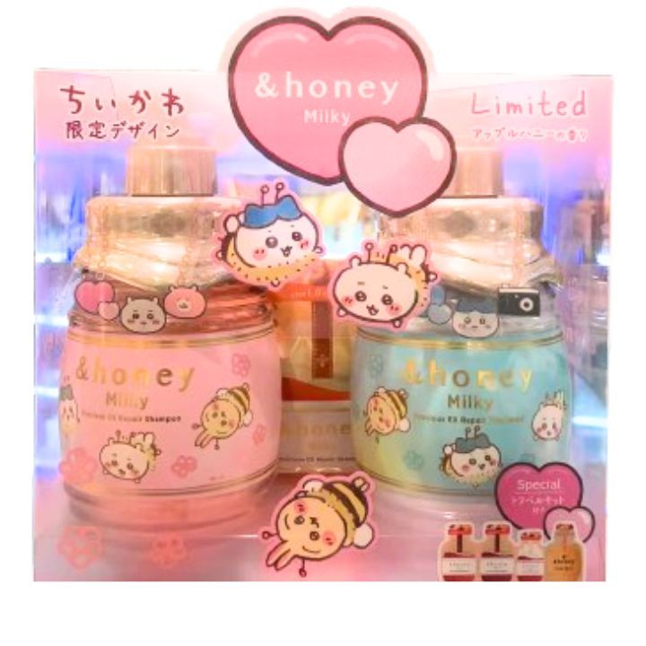 アンドハニー ミルキープレシャス ヘアミルク ちいかわ 180㌘×8点 Amazon | 【限定デザイン ちいかわ】 &honey (アンドハニー