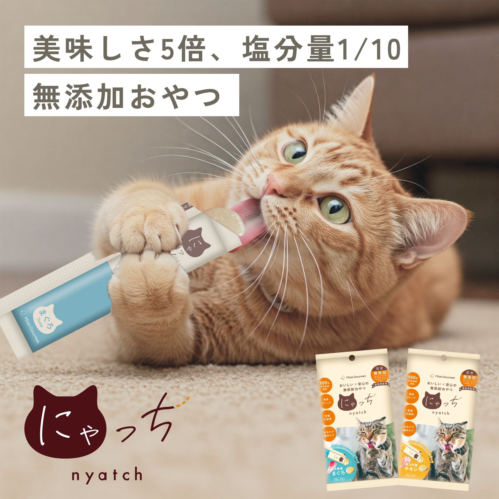 楽天市場】necori ねこり 10g×10包 猫 おやつ 腎臓病 増粘剤不