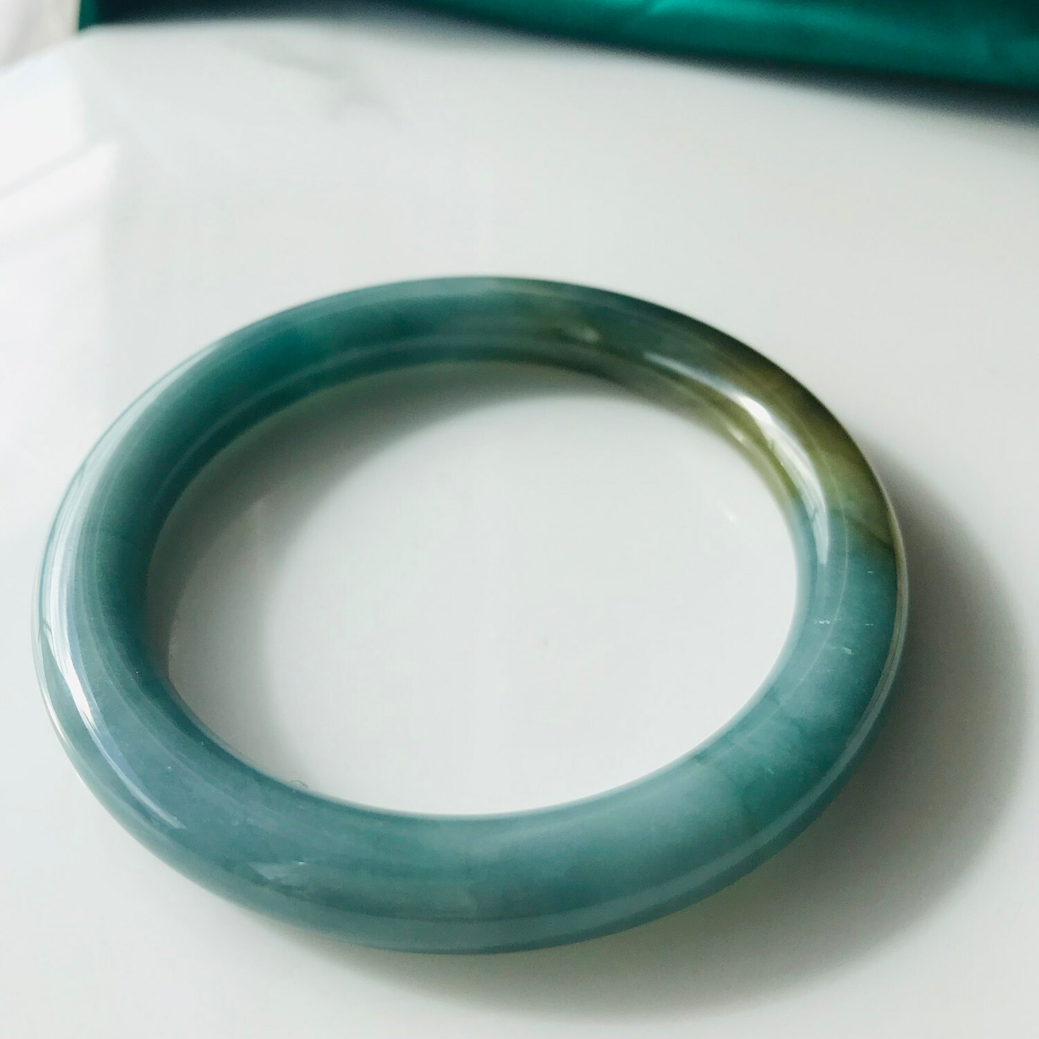 楽天市場】グアテマラ産 翡翠 ヒスイ jade バングル グリーン