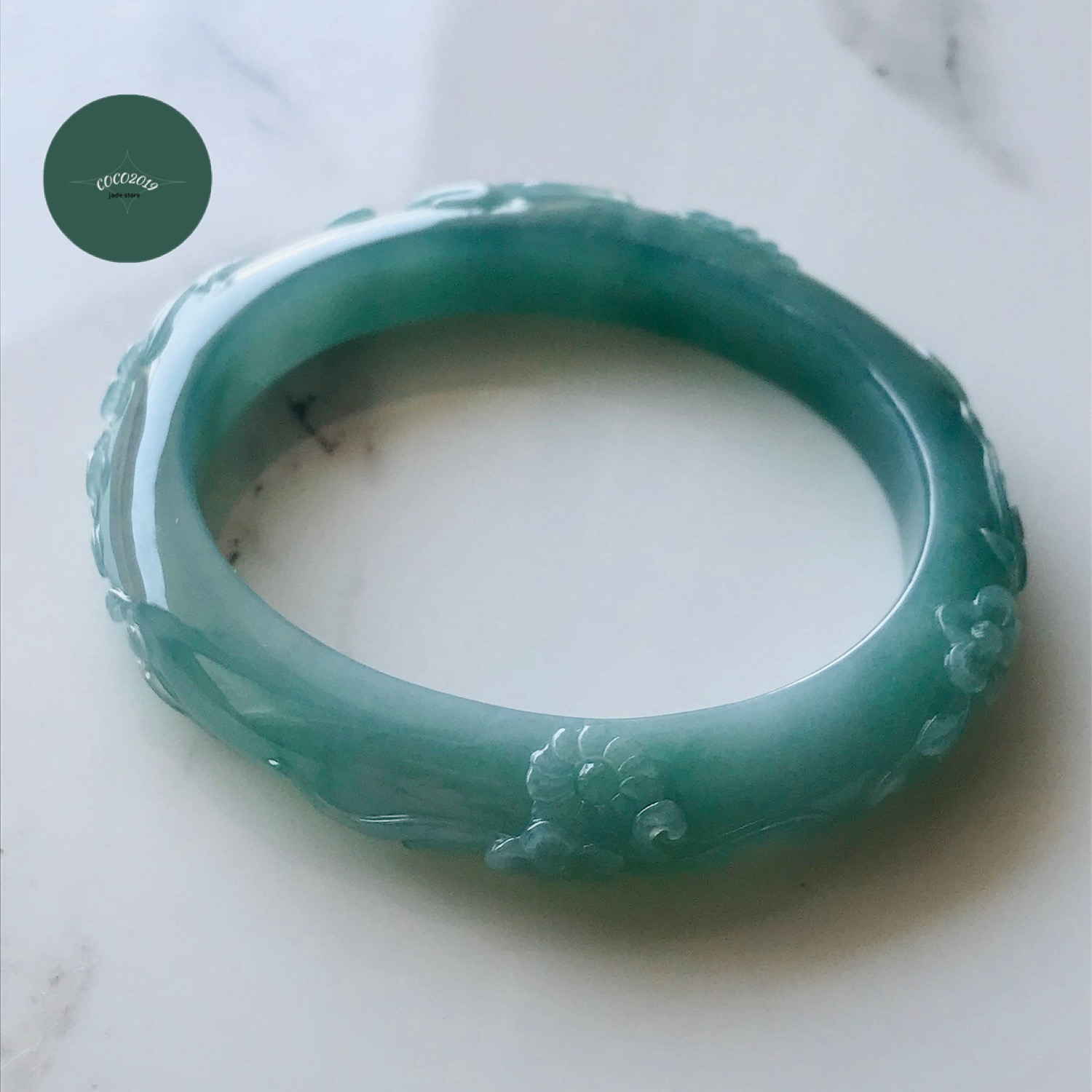 楽天市場】グアテマラ産 翡翠 ヒスイ jade バングル 高品質