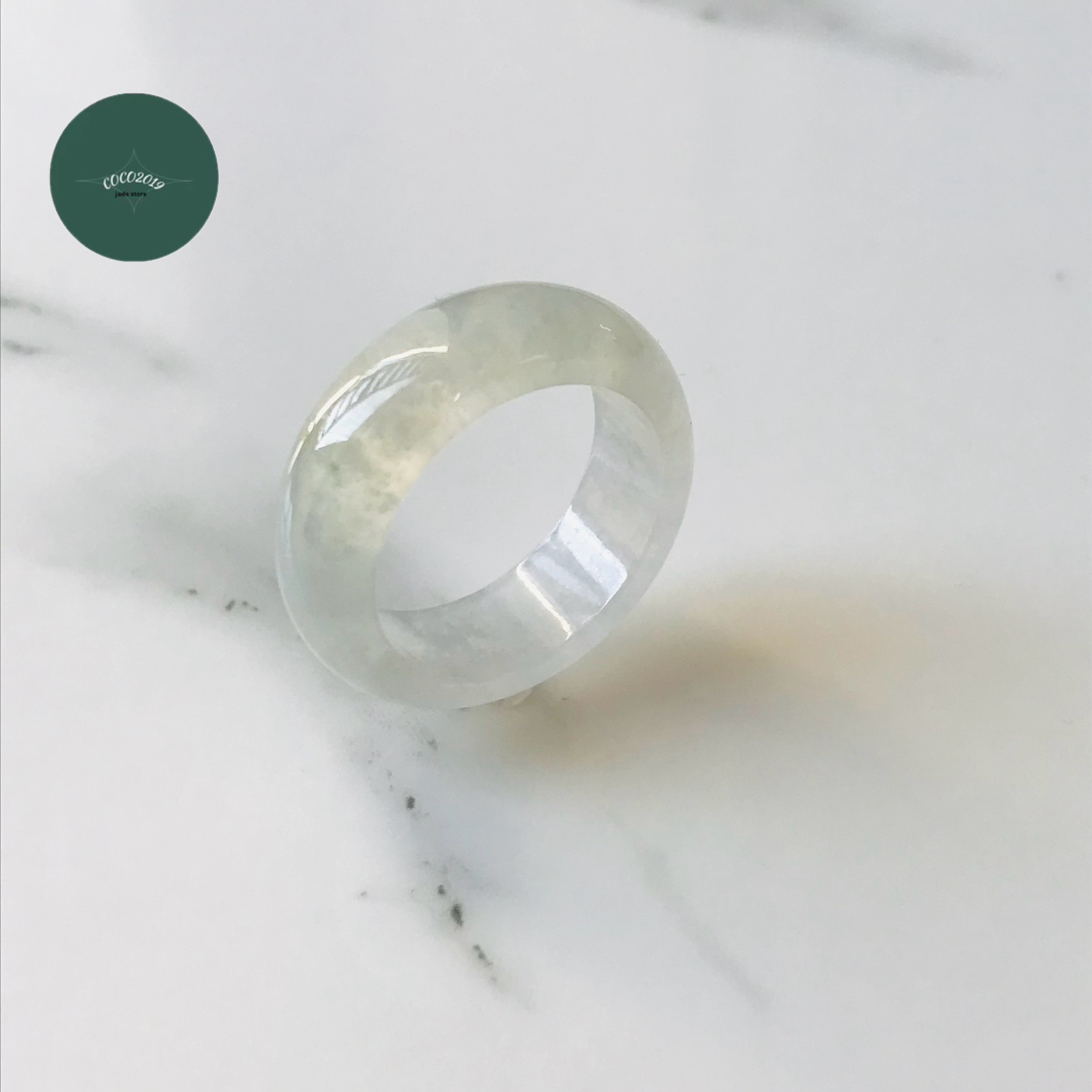 ビルマ産 翡翆 翡翆 jade  くりぬき 輪っか 指環 天然石 一点物  13号 翡翆 ひすい 力強さ石ころ hisui 本翡翆 黄翡 成年者可愛らしい 戒圈