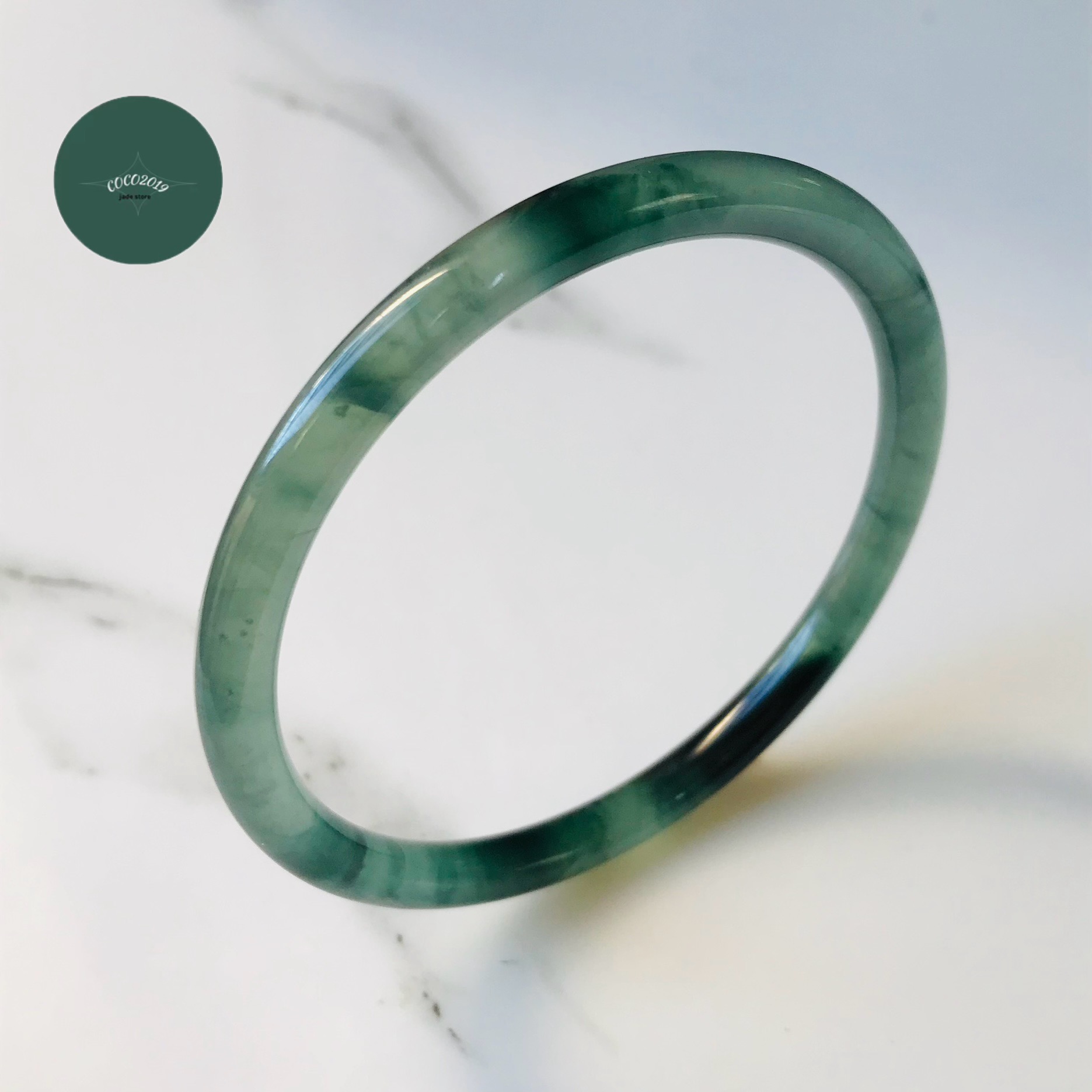 グアテマラ共和国産 翡翆 翡翆 jade  バングル  腕輪 59.1粍  翡翆 ひすい 力強さ石ころ hisui 本翡翆 翡翆専門職店 付属品 宝飾品 手?