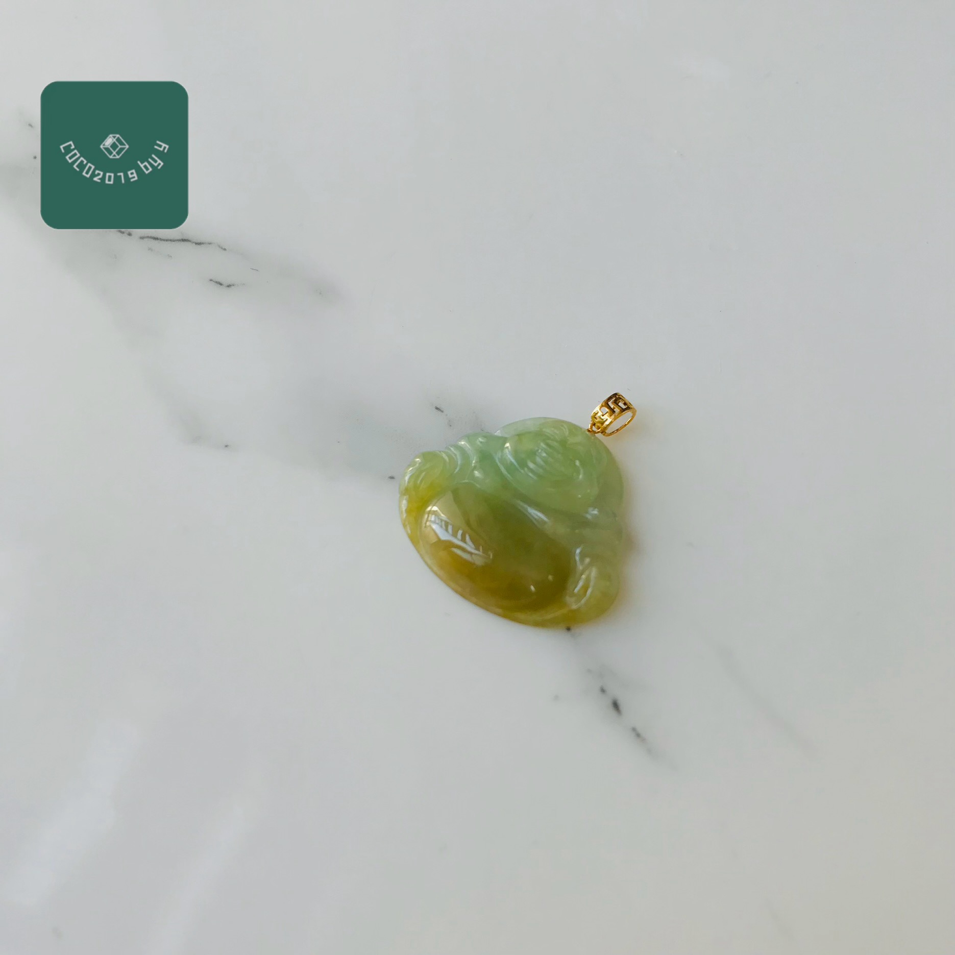ビルマ産 翡翆 翡翆 jade    高品質 シャンデリヤとっ始め 首飾り 刻みつける 一点もの 滅多にない 天然石  翡翆 ひすい 力強さ石ころ hisui 本翡翆 翡翆専門職店 付属品 K18 佛公 弥勒