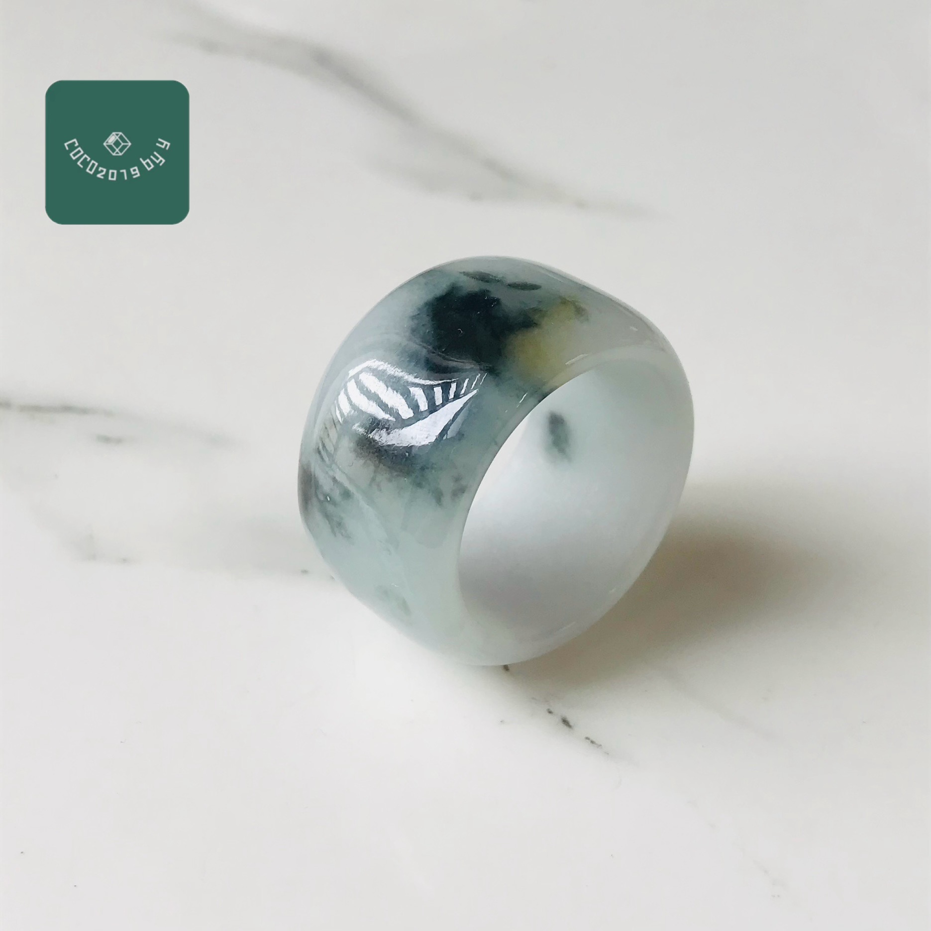 輪っか ビルマ産 翡翆 翡翆 jade  くりぬき輪っか 30号 指環 天然石 翡翆 ひすい 力強さ石ころ hisui 本翡翆 翡翆専門職店 付属品  宝飾品戒圈 成年者可愛らしい