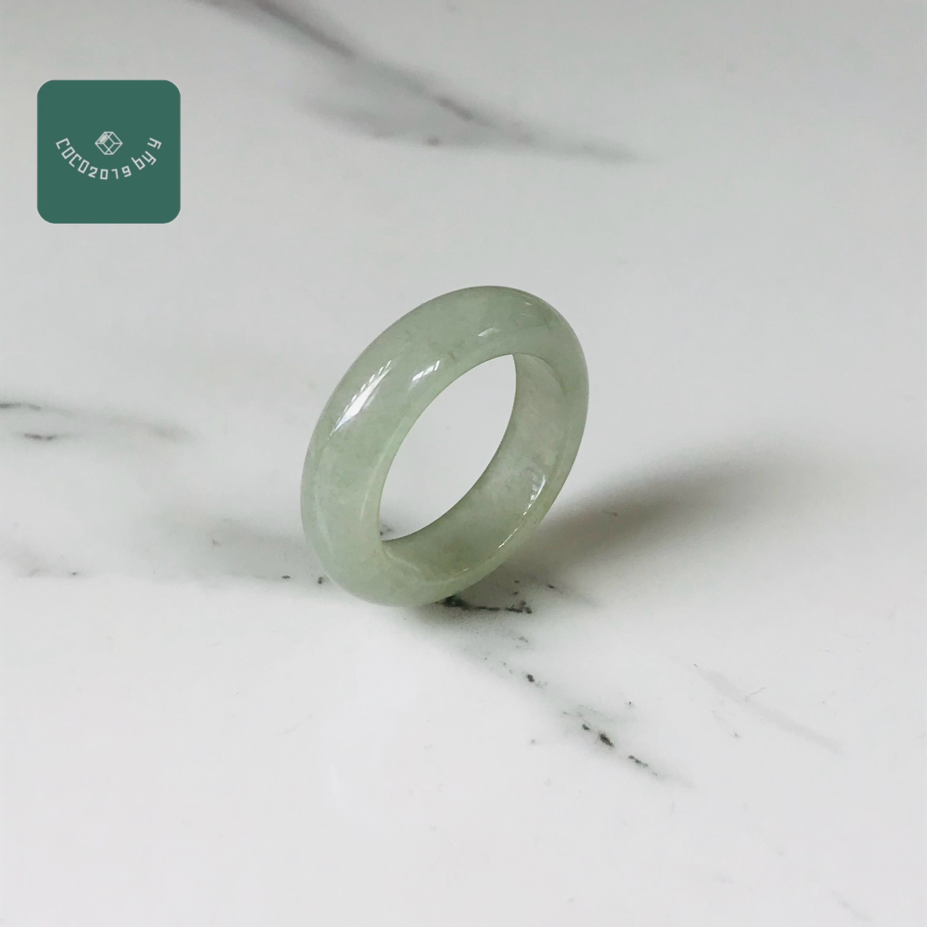 輪っか ビルマ産 翡翆 翡翆 jade  くりぬき輪っか 16号 指環 天然石 翡翆 ひすい 力強さ石ころ hisui 本翡翆 翡翆専門職店 付属品  宝飾品戒圈 成年者可愛らしい グレープ肉