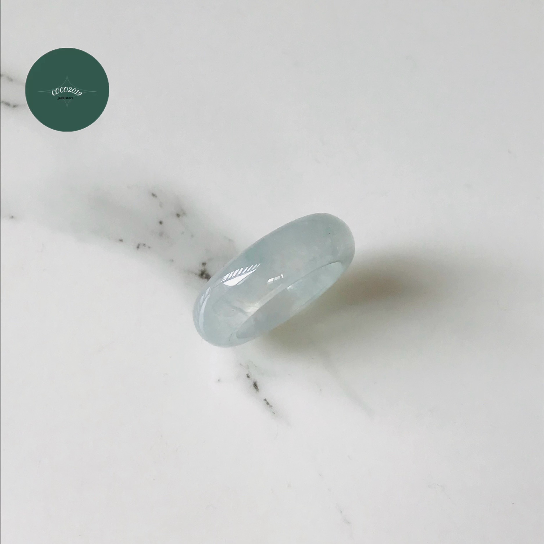 ビルマ産 翡翆 翡翆 jade  くりぬき 輪っか 天然石 一点物 10号 緑であること 翡翆 ひすい 力強さ石ころ hisui 本翡翆   成年者可愛らしい 指環 戒圈 氷翡翆