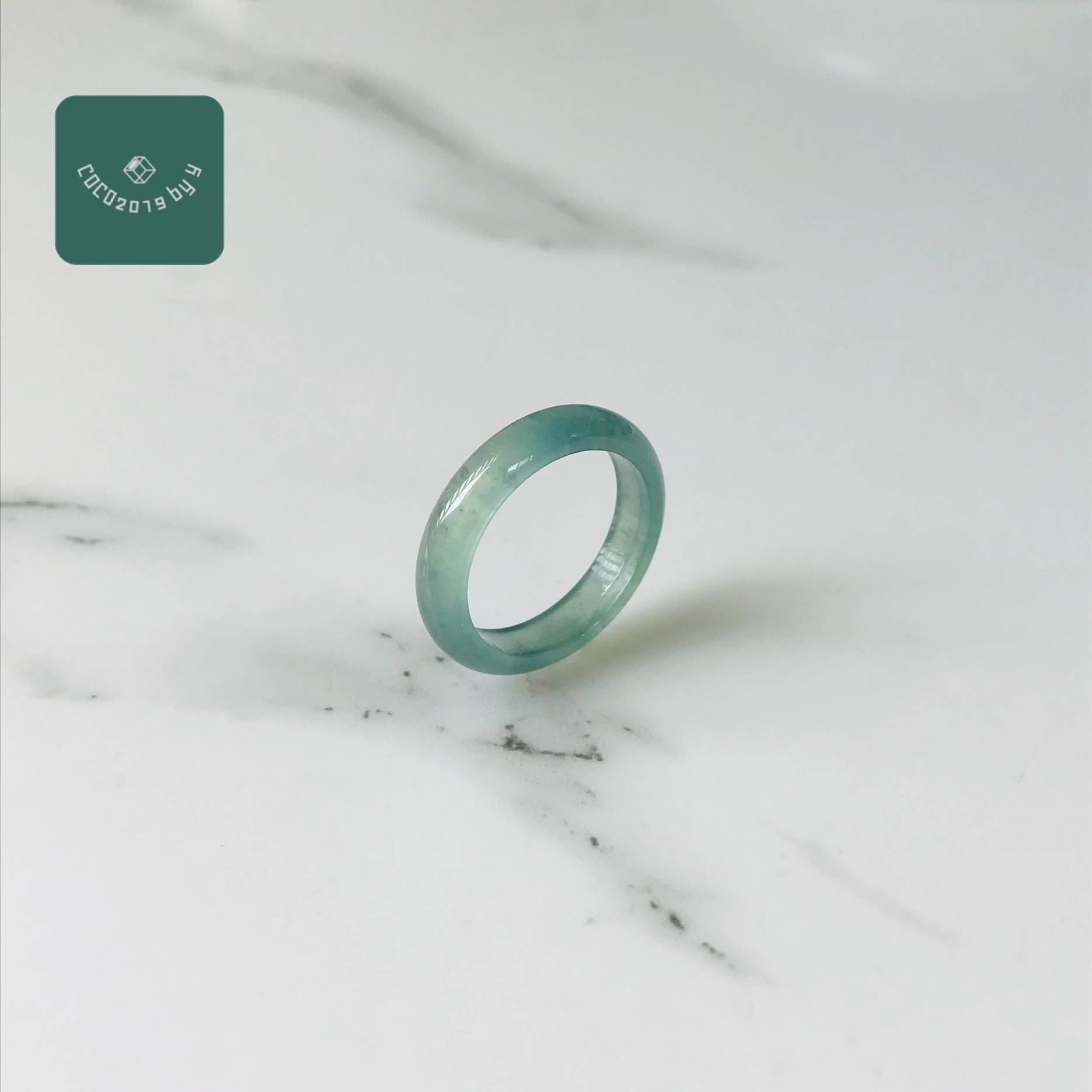 輪っか グアテマラ共和国産 翡翆 翡翆 jade  くりぬき輪っか 7.5号 指環 天然石 翡翆 ひすい 力強さ石ころ hisui 本翡翆 翡翆専門職店 付属品  宝飾品戒圈 成年者可愛らしい
