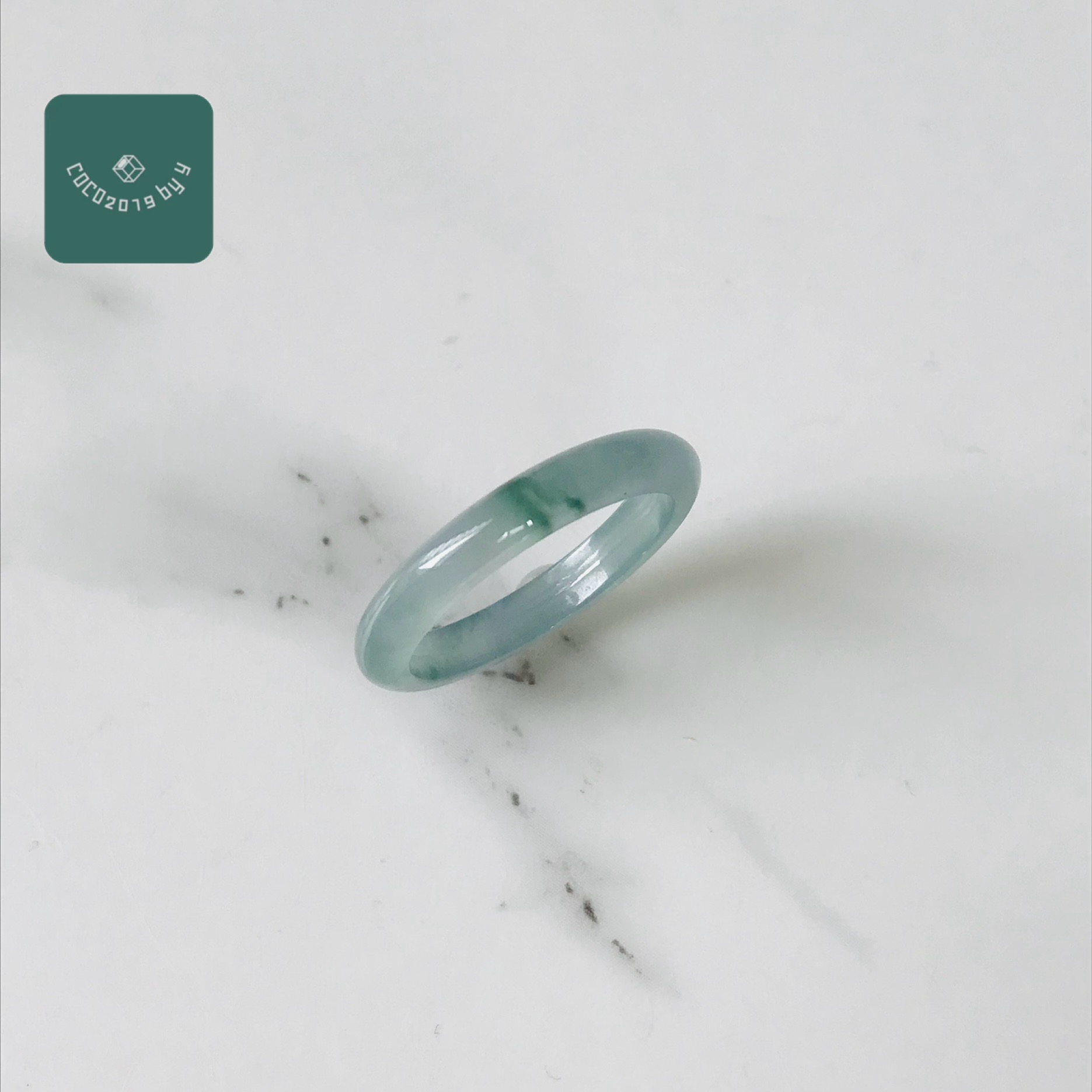 輪っか グアテマラ共和国産 翡翆 翡翆 jade  くりぬき輪っか 13.5号 指環 天然石 翡翆 ひすい 力強さ石ころ hisui 本翡翆 翡翆専門職店 付属品  宝飾品戒圈 成年者可愛らしい