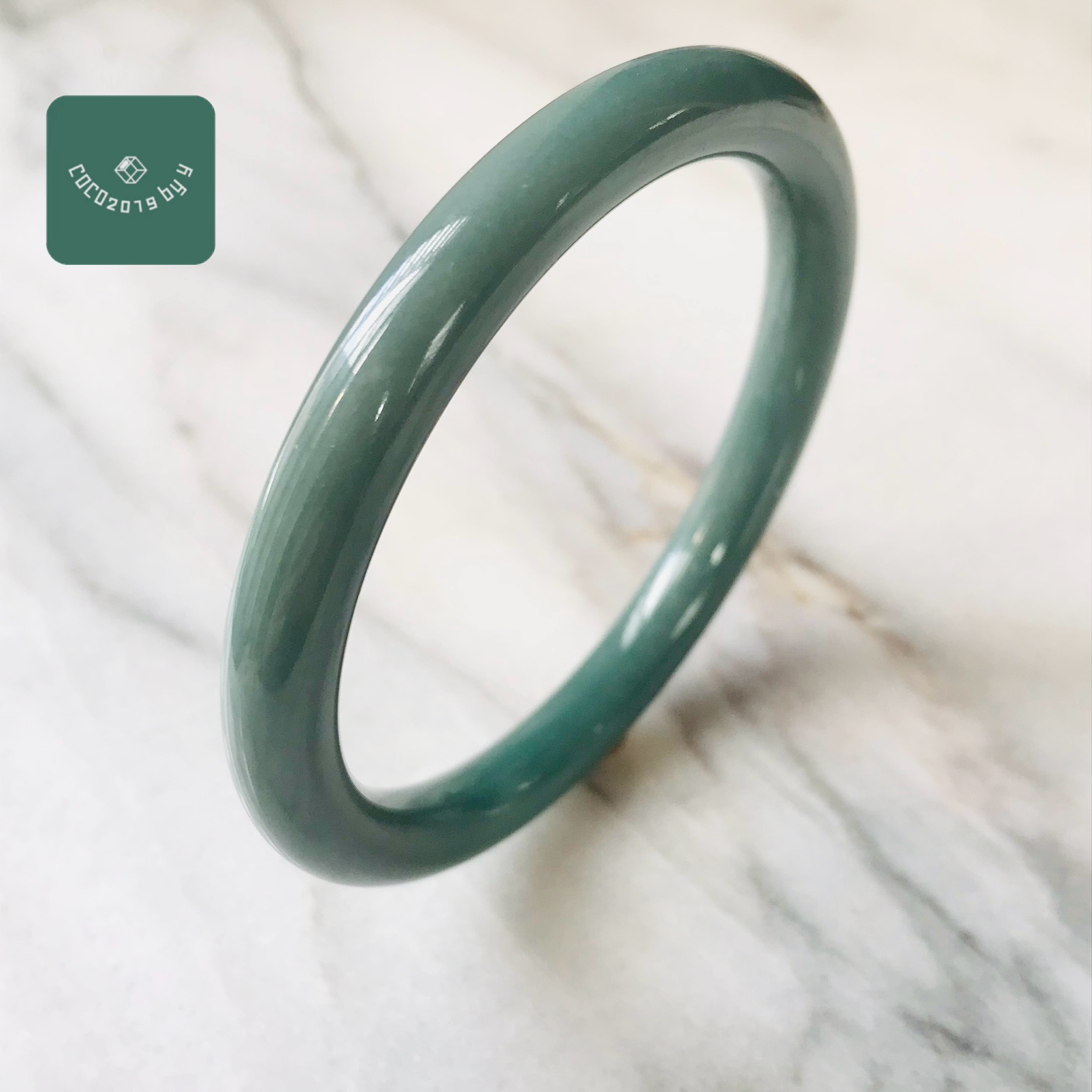 グアテマラ共和国産 翡翆 翡翆 jade バングル 腕輪 59.1粍 翡翆 ひすい 力強さ石ころ hisui 本翡翆 翡翆専門職店 付属品 宝飾品 手? 深緑