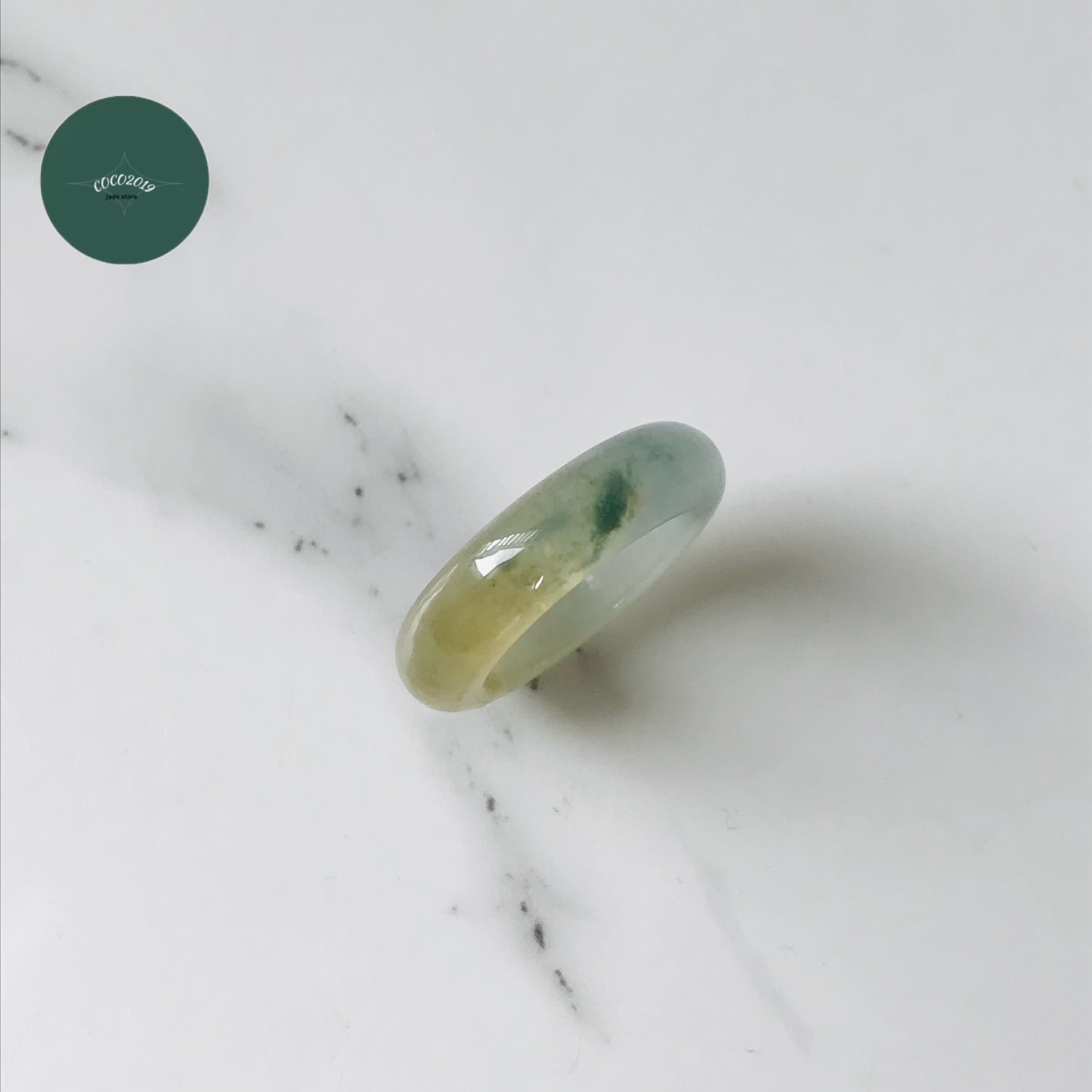 輪っか ビルマ産 翡翆 翡翆 jade  くりぬき輪っか 4.5号 指環 天然石 翡翆 ひすい 力強さ石ころ hisui 本翡翆 翡翆専門職店 付属品  宝飾品戒圈 成年者可愛らしい 黄