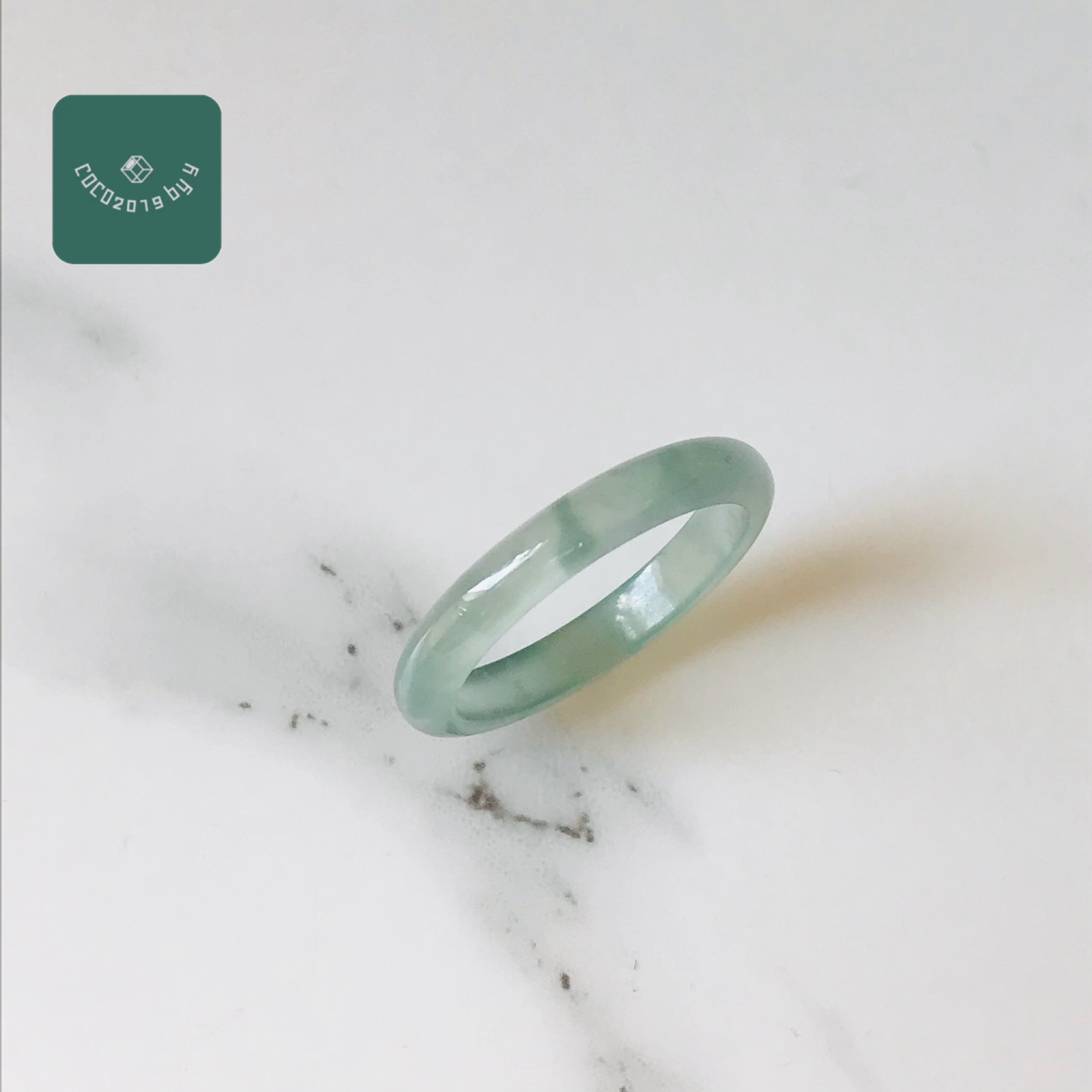 輪っか グアテマラ共和国産 翡翆 翡翆 jade  くりぬき輪っか 14.5号 指環 天然石 翡翆 ひすい 力強さ石ころ hisui 本翡翆 翡翆専門職店 付属品  宝飾品戒圈 成年者可愛らしい