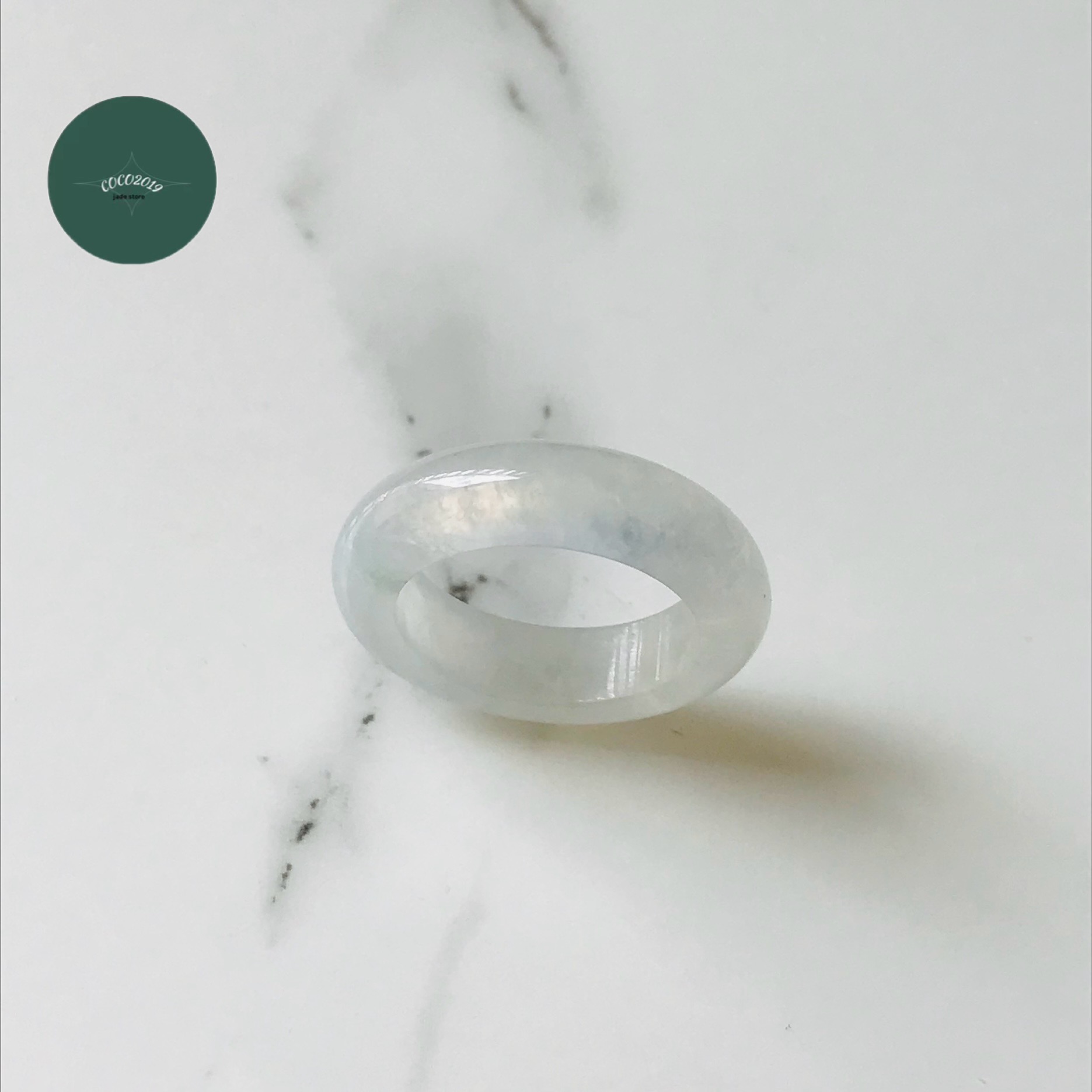 ビルマ産 翡翆 翡翆 jade  くりぬき 輪っか 天然石 一点物 9号 緑であること 翡翆 ひすい 力強さ石ころ hisui 本翡翆   成年者可愛らしい 指環 戒圈 氷翡翆