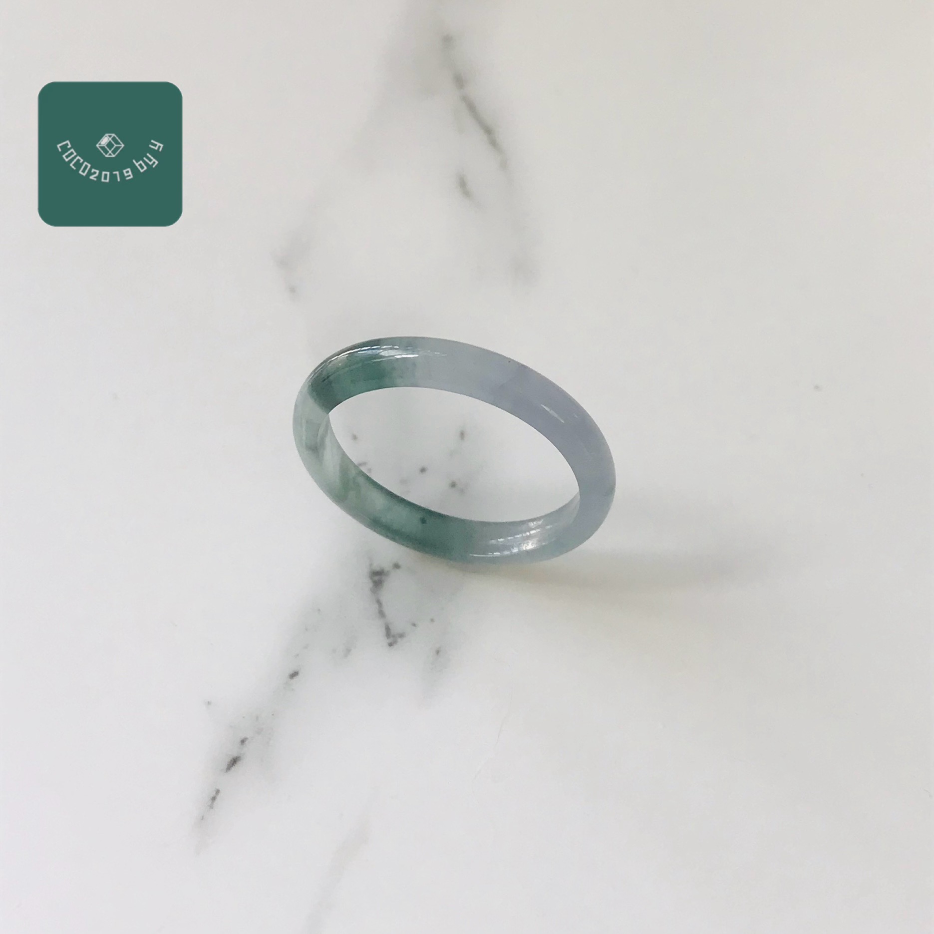 輪っか グアテマラ共和国産 翡翆 翡翆 jade  くりぬき輪っか 17.5号 指環 天然石 翡翆 ひすい 力強さ石ころ hisui 本翡翆 翡翆専門職店 付属品  宝飾品戒圈 成年者可愛らしい 緑 紫