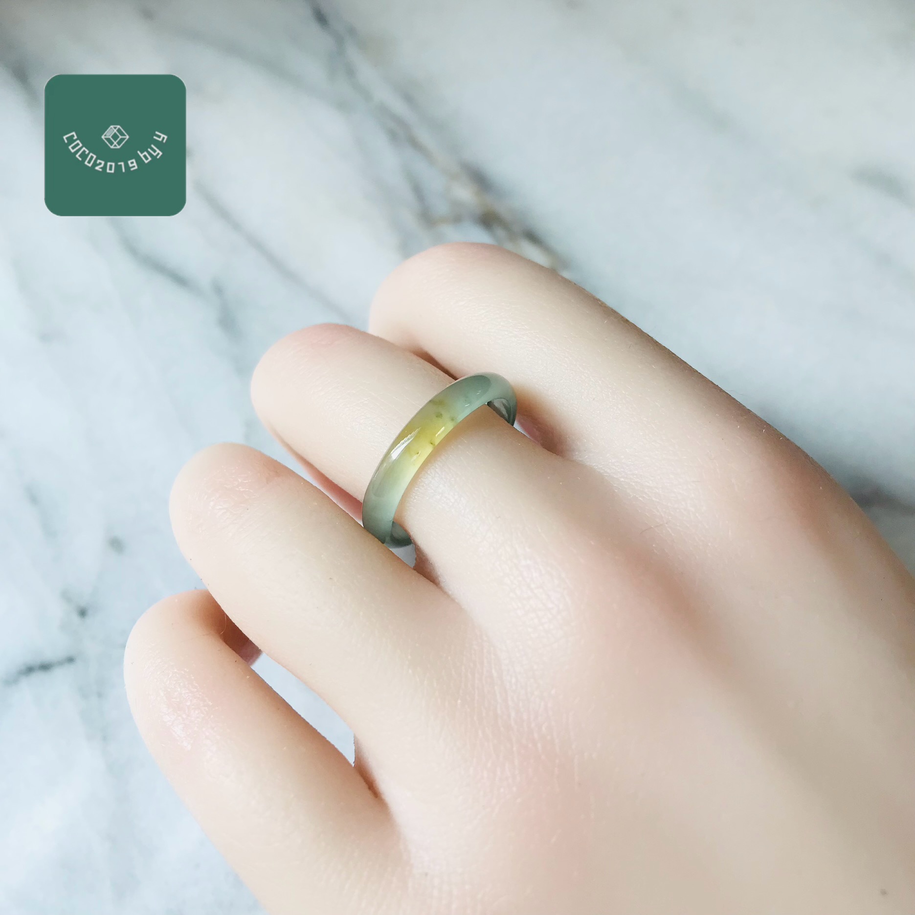 輪っか グアテマラ共和国産 翡翆 翡翆 jade  くりぬき輪っか 19号 指環 天然石 翡翆 ひすい 力強さ石ころ hisui 本翡翆 翡翆専門職店 付属品  宝飾品戒圈 成年者可愛らしい 緑 黄